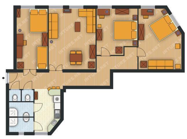 Apartment Mariacki Tower كراكوفيا الغرفة الصورة